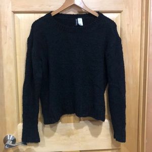 H&M Black Crewneck Sweater size M